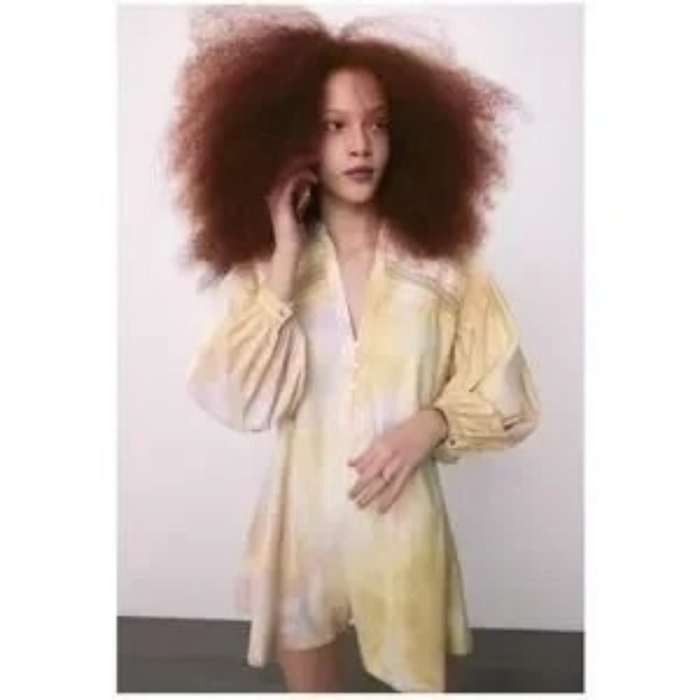 Zara Tie Dye Oversized Romper M